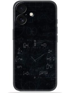 Math clock design Soft Mobile Cover for Apple Iphone 16 Plus