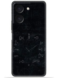 Math clock design Soft Silicone Mobile Case for Vivo Y36