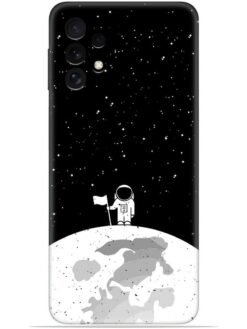 Moon astronaut Soft Silicone Mobile Case for Samsung Galaxy A32 (4G)
