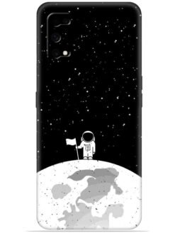 Moon astronaut Soft Silicone Mobile Case for Realme 7 Pro