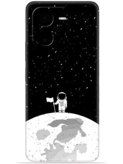 Moon astronaut Soft Silicone Mobile Case for Iqoo Z9X (5G)