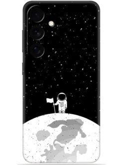 Moon astronaut Soft Mobile Cover for Samsung Galaxy S25
