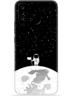 Moon astronaut Soft Mobile Cover for Tecno Spark 6 Go