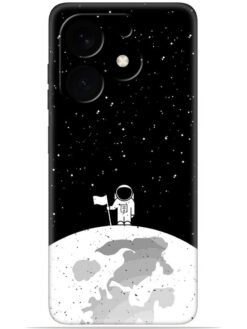 Moon astronaut Soft Mobile Cover for Infinix Hot 40I