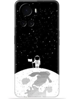 Moon astronaut Soft Mobile Cover for Oneplus 10R (5G)