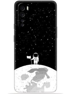 Moon astronaut Soft Mobile Cover for Oneplus Nord