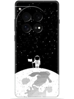 Moon astronaut Soft Mobile Cover for Oneplus 12 (5G)