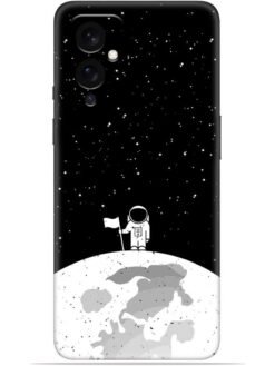 Moon astronaut Soft Mobile Cover for Oneplus 9 (5G)