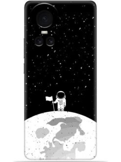 Moon astronaut Soft Mobile Cover for Oppo Reno 10 (5G)