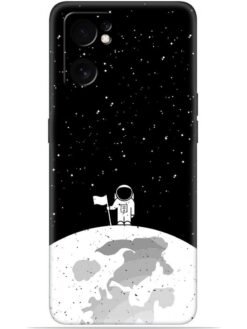 Moon astronaut Soft Mobile Cover for Oppo Reno 7 (5G)