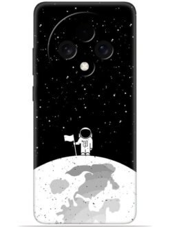 Moon astronaut Soft Mobile Cover for Oppo F27 Pro Plus (5G)