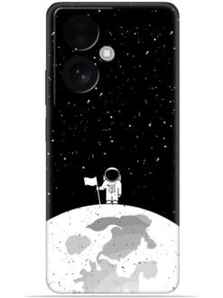 Moon astronaut Soft Mobile Cover for Oppo A79 (5G)