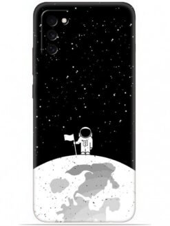 Moon astronaut Soft Mobile Cover for Samsung Galaxy A03S