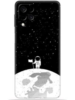 Moon astronaut Soft Mobile Cover for Samsung Galaxy M33 (5G)