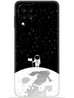 Moon astronaut Soft Mobile Cover for Samsung Galaxy M32 (4G)