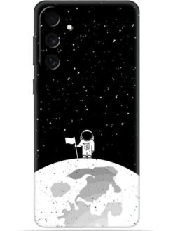 Moon astronaut Soft Mobile Cover for Samsung Galaxy M55 (5G)