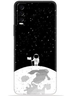 Moon astronaut Soft Mobile Cover for Vivo Y12S/Y12A/Y12G