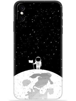 Moon astronaut Soft Mobile Cover for Apple Iphone Xs Max