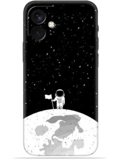 Moon astronaut Soft Mobile Cover for Apple Iphone 12 Mini