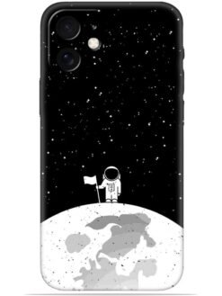 Moon astronaut Soft Mobile Cover for Apple Iphone 12