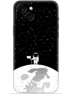 Moon astronaut Soft Mobile Cover for Apple Iphone 14 Plus