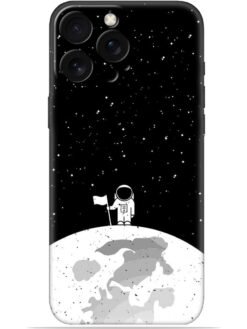 Moon astronaut Soft Mobile Cover for Apple Iphone 16 Pro Max