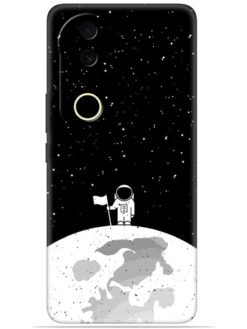 Moon astronaut Soft Silicone Mobile Case for Vivo V50 (5G)