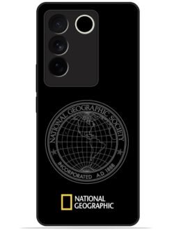 National geographic design Glossy Metal TPU Phone Cover for Vivo V27 (5G)
