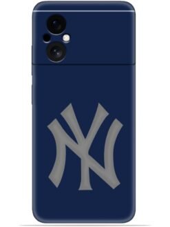 New york logo Soft Mobile Cover for Poco M4 (5G)