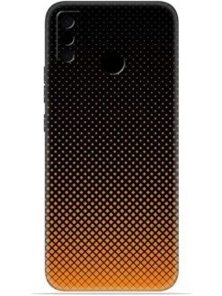 Orange halftone Soft Mobile Cover for Tecno Spark Go (2020)