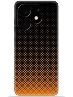 Orange halftone Soft Mobile Cover for Tecno Spark 20/20C