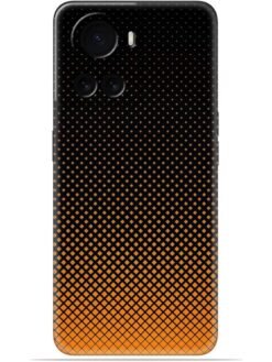 Orange halftone Soft Mobile Cover for Oneplus 10R (5G)