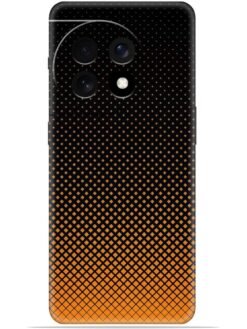 Orange halftone Soft Mobile Cover for Oneplus 11 (5G)