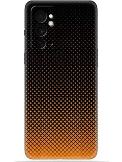 Orange halftone Soft Mobile Cover for Oneplus 9RT (5G)