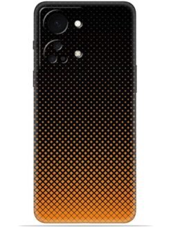 Orange halftone Soft Mobile Cover for Oneplus Nord 2T (5G)