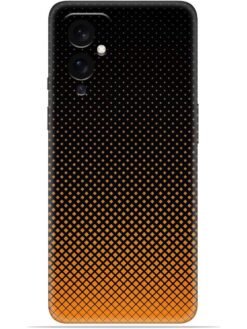 Orange halftone Soft Mobile Cover for Oneplus 9 (5G)