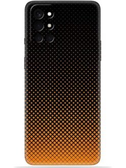 Orange halftone Soft Mobile Cover for Oneplus 9R (5G)