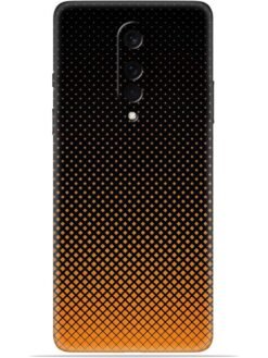 Orange halftone Soft Mobile Cover for Oneplus 8