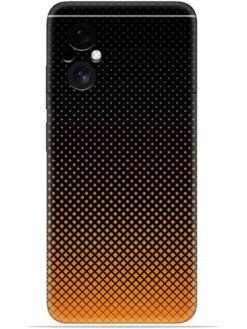 Orange halftone Soft Mobile Cover for Poco M4 (5G)