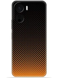 Orange halftone Soft Silicone Mobile Case for Vivo Y16