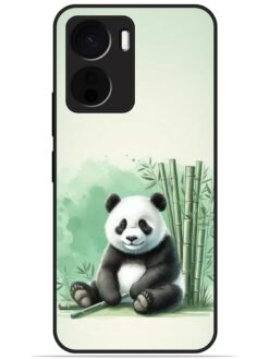 Panda design Glossy Metal TPU Phone Cover for Vivo Y16