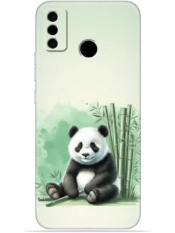 Panda design Soft Mobile Cover for Tecno Spark Go (2020)