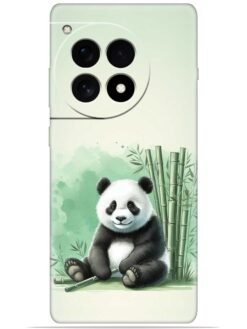 Panda design Soft Mobile Cover for Oneplus 12R (5G)