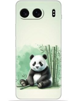 Panda design Soft Mobile Cover for Oneplus Nord 4 (5G)