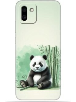 Panda design Soft Silicone Mobile Case for Samsung Galaxy A03