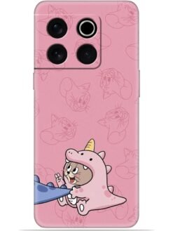 Pink cartoon Soft Mobile Cover for Oneplus 10T (5G)