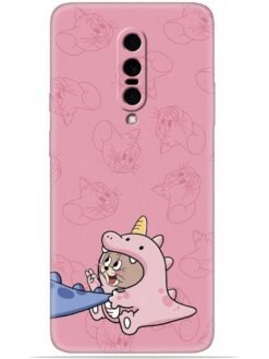 Pink cartoon Soft Mobile Cover for Oneplus 7 Pro/7T Pro