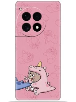 Pink cartoon Soft Mobile Cover for Oneplus 12R (5G)