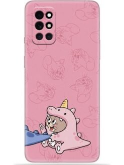 Pink cartoon Soft Mobile Cover for Oneplus 8T (5G)
