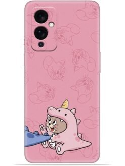 Pink cartoon Soft Mobile Cover for Oneplus 9 (5G)